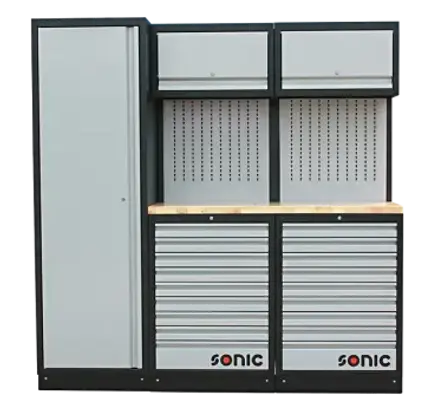 MSS 1958mm stazione di lavoro modulare top in legno, 4731301 Sonic Equipment