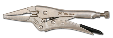 4381225 Long nose locking plier 225mmL, Sonic Equipment