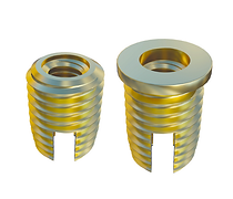 Brass self-tapping inserts for plastics THREAD-SERT