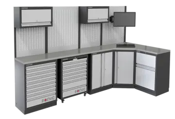 4731530 MSS 3070mm setup with wooden worktop, Sonic Equipment