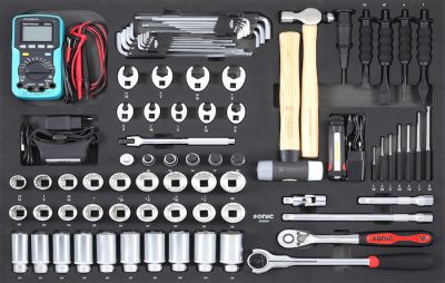 308601 Combination set 1/2'', SFS 86-pcs (Aviation), Sonic Equipment