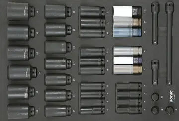 303902 Impact socket set 1/2'', SFS 39-pcs, 303902 Sonic Equipment