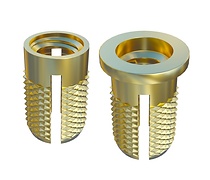 Brass self-tapping inserts for plastics EXPANSION-SERT