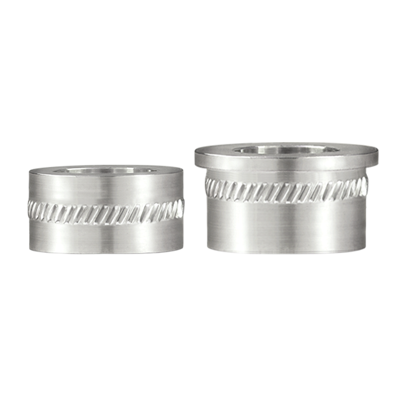 Aluminium compression limiters, press-in or mold-in