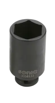 3358522 Impact socket 1/2'', 6pt. deep 22mm, Sonic Equipment