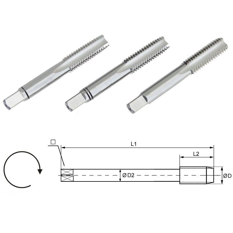 Set maschi a 3 passate - M10