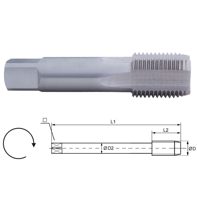 Maschio a passata unica - 1" Gas (BSP)