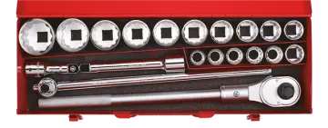 402001 Socket set 3/4'', 12 pt. 20-pcs, Sonic Equipment