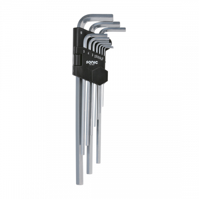 601007 Hexagon key wrench, extra long  set 10-pcs, Sonic Equipment