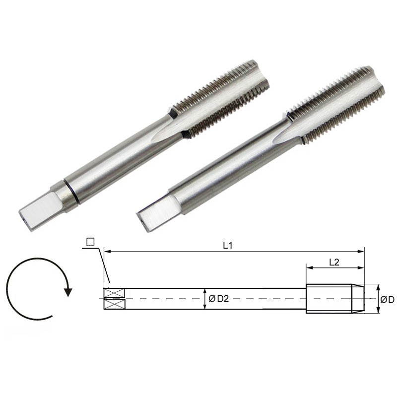 Set maschi per materiali duri - M14 x 1.5