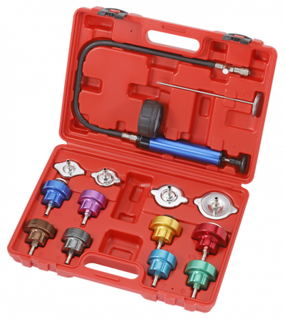 818014 Radiator pressure test set 14-pcs., Sonic Equipment