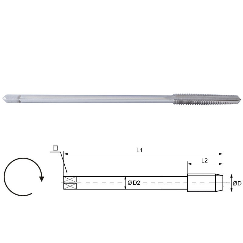 MACHINE NUT Tap, General use, Metric