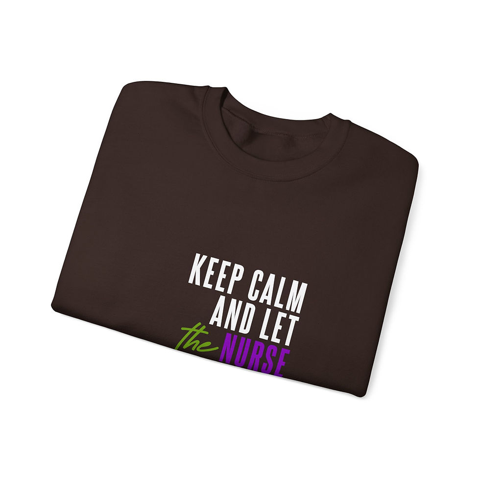 Thumbnail: Nurse Informaticist Crewneck Sweatshirt - Keep Calm Design