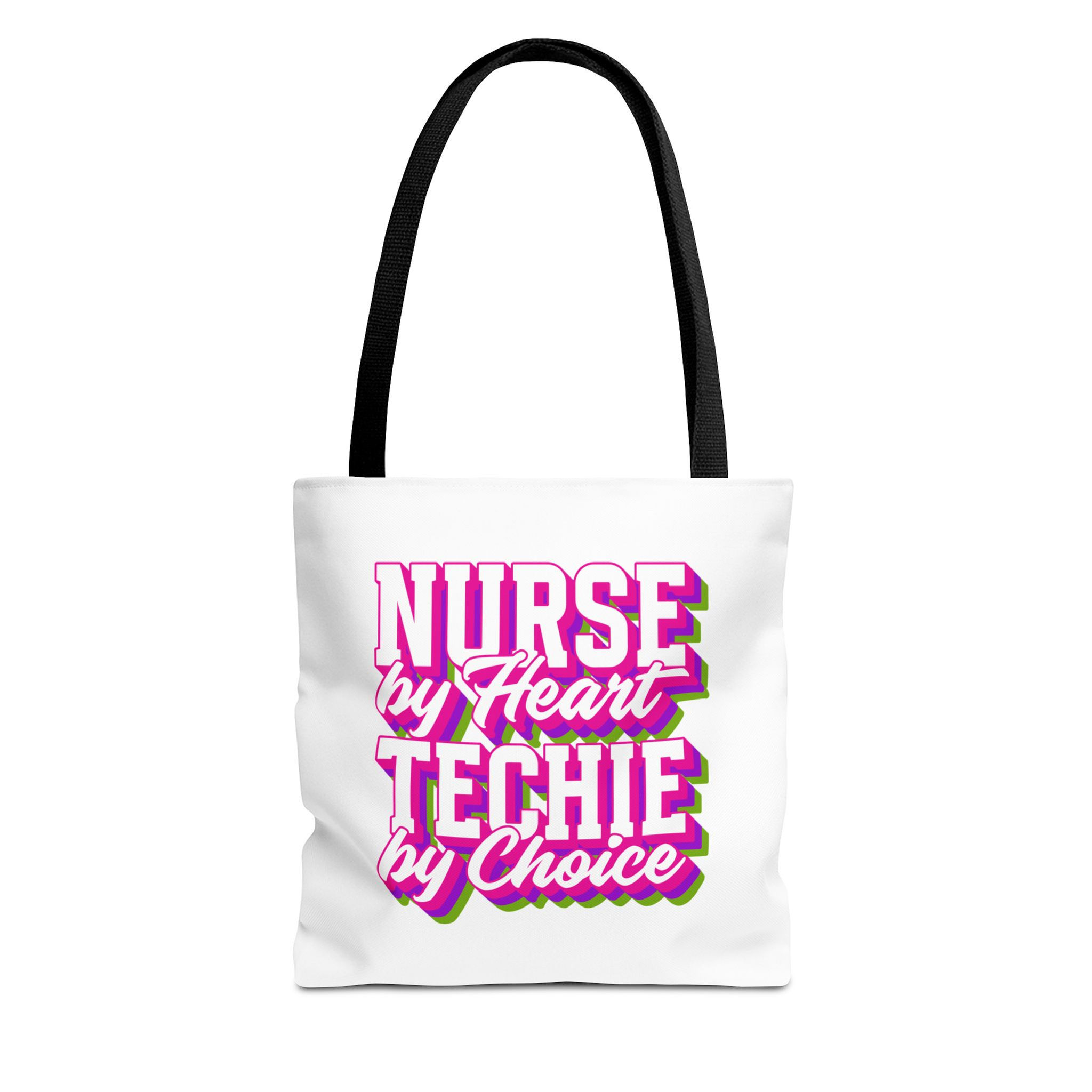 Nurse Tote Bag - Techie by Choice | Cute Gift for Healthcare Heroes