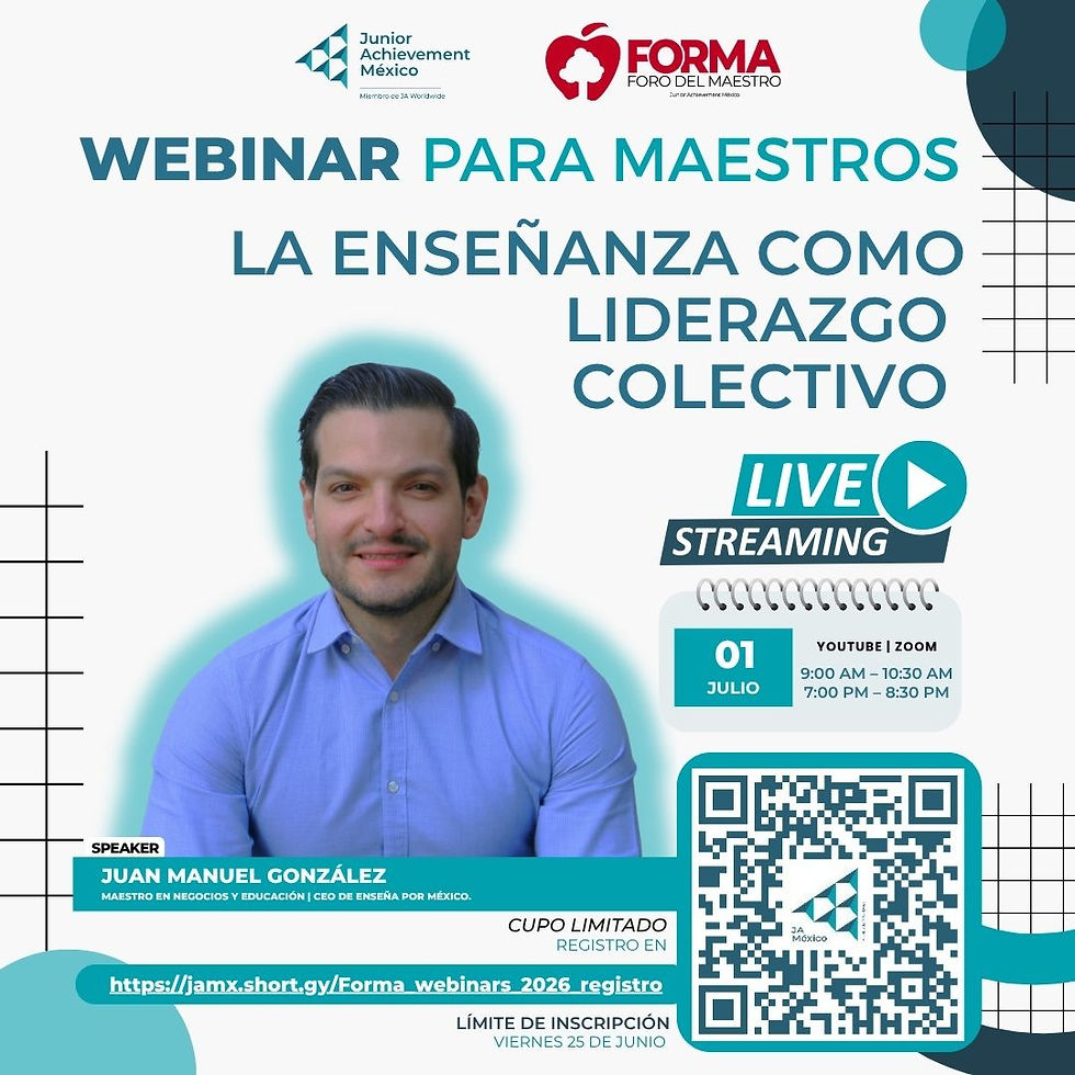 La Enseñanza como Liderazgo Colectivo | Webinar FORMA con Juan Manuel González