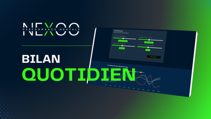 Le Bilan Quotidien est le point de contrôle prédictif de ta performance. En moins de 60 secondes, il transforme ton état interne (stress, sommeil, focus) en données mesurables, anticipe ta charge nerveuse et te prescrit la technique mentale exacte pour dominer ta journée.