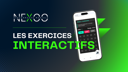 Avec l'intégration de ces modules interactifs, l'infrastructure NEXOO te fait passer à un véritable conditionnement neuro-cognitif appliqué et mesurable.