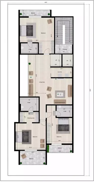 40 by 90 luxury house design 4bhk duplex 2 portion 2bhk with Lift plan 2nd floor plan