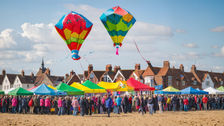St Annes International Kite Festival: A Sky-High Spectacle Near Our Guesthouse.