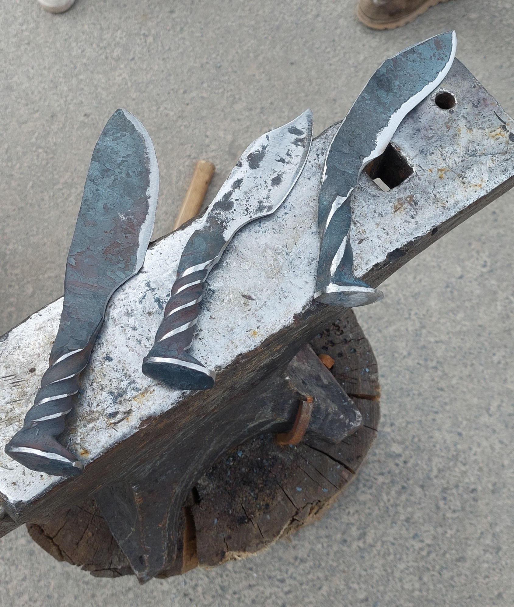 Dec 2 Leduc Railroad Spike Knife Class