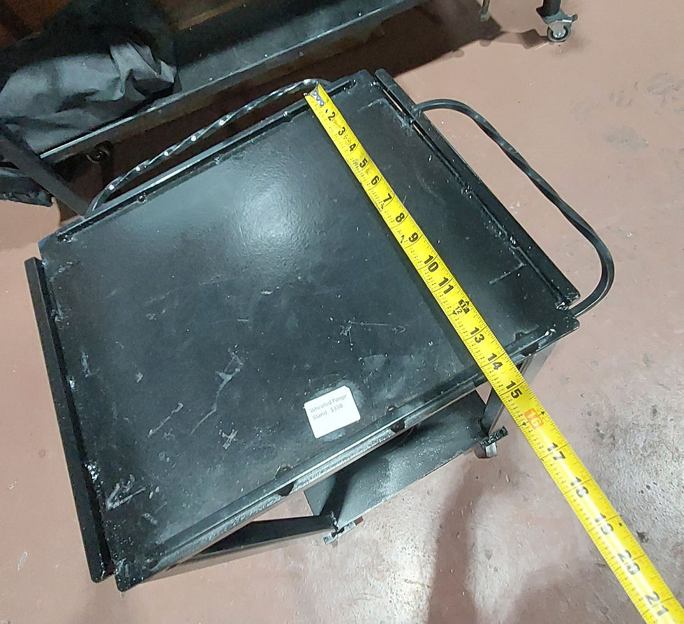 Thumbnail: Heavy Duty Rolling Forge Stand