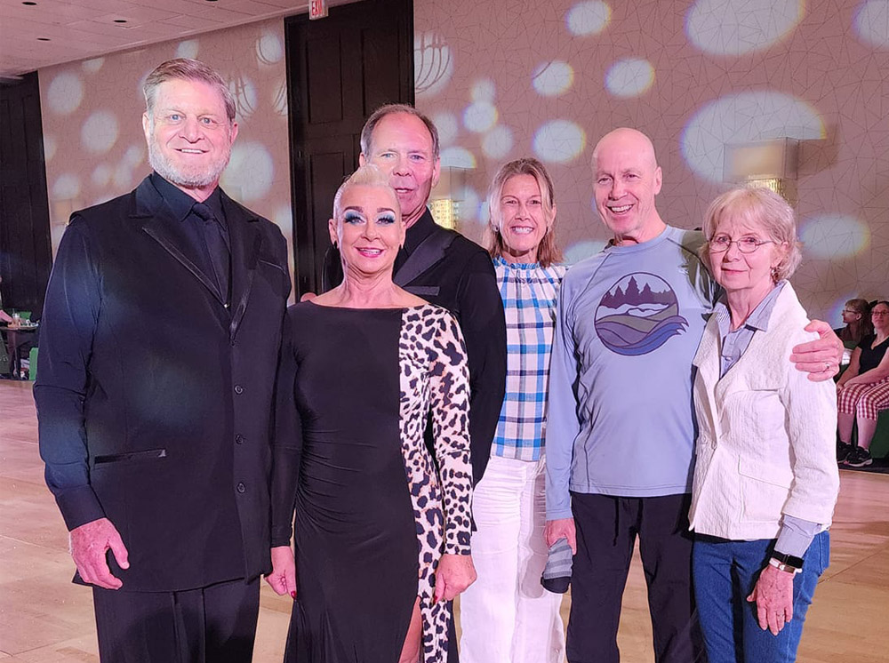 Anne Marie and Bravo students at a competition