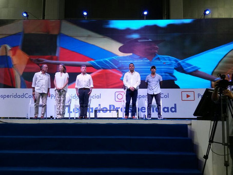 Santos destaca progreso de la educación y la lucha contra la pobreza en Barranquilla