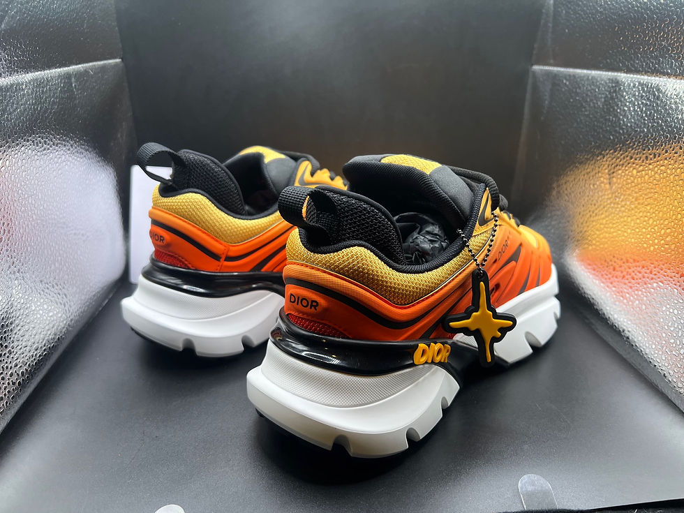 Thumbnail: Dior & Lewis Hamilton  B44 Blade Mens Sneaker Yellow/Black Limted  #290 Of 1947