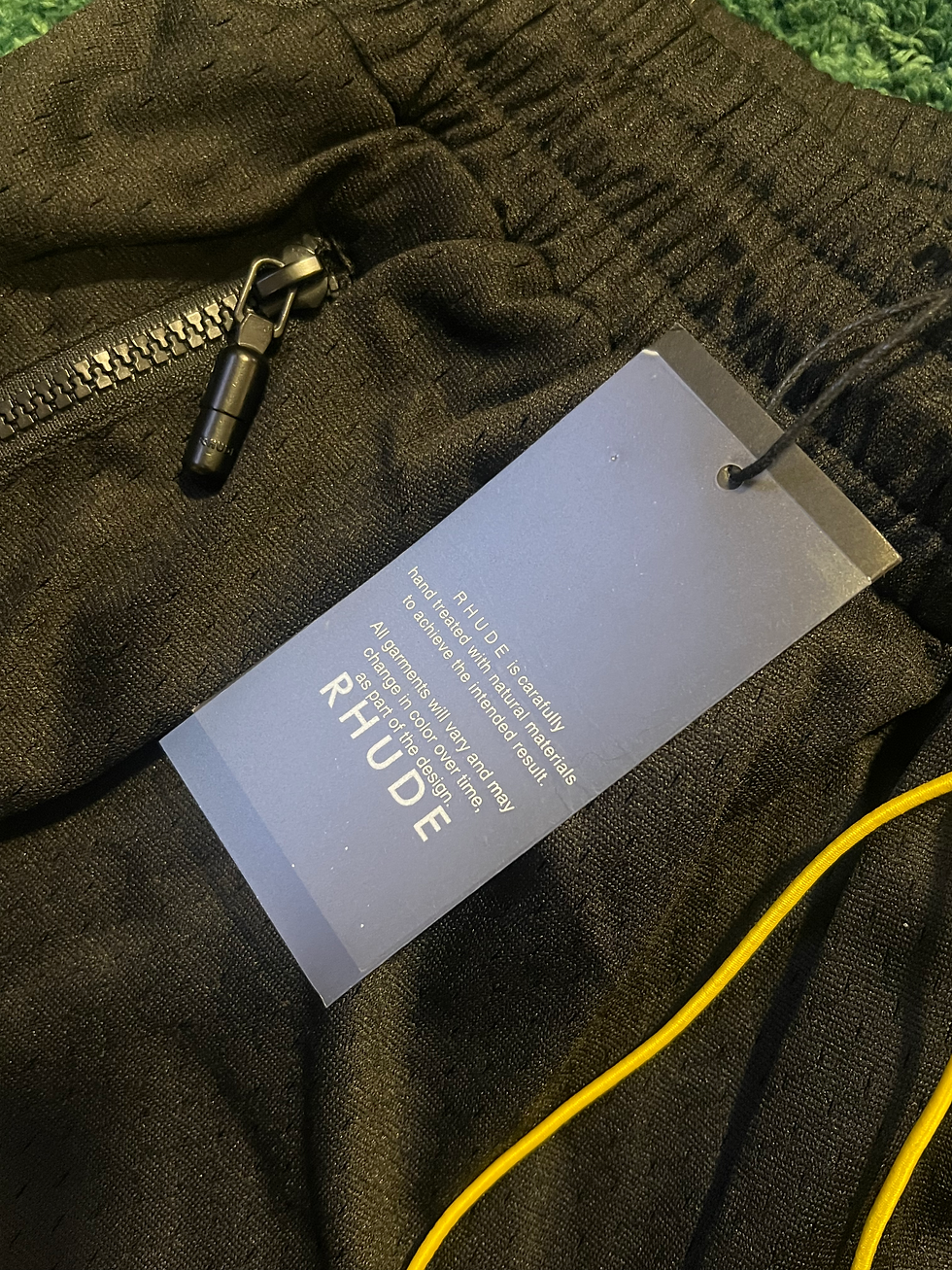 Thumbnail: Rhude shorts ( black + silver )