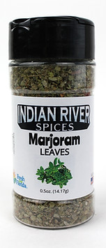A bottle of Marjoram Leaves