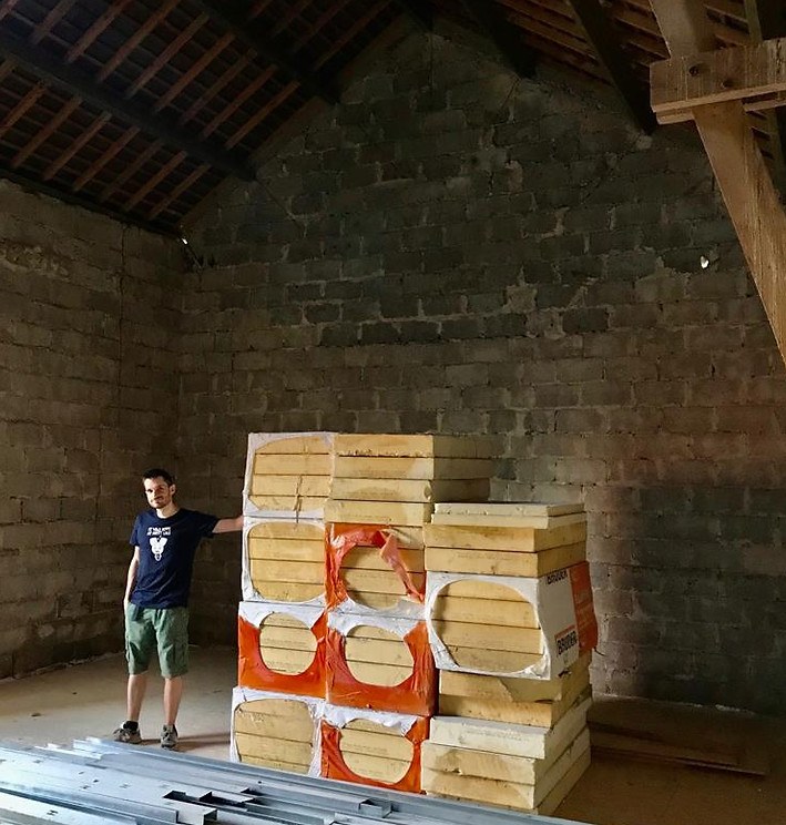 De yogastudio voor de renovatie