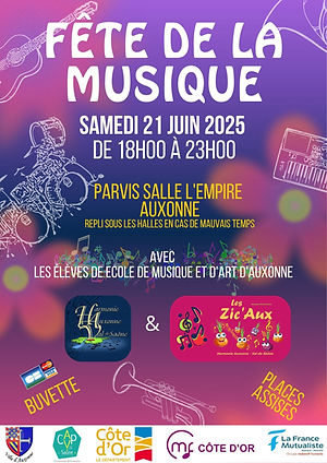 Rose Jaune et Violet Retro Pop Fête de la musique Affiche (1).jpg
