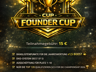 🔥 DIE JAGD IST ERÖFFNET! 🔥 - MLD FOUNDER CUP - So 19:30 Uhr