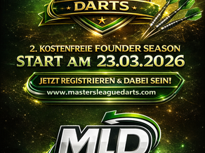 🏆🔥 DIE MASTERS LEAGUE DARTS STARTET DURCH! 🔥🏆