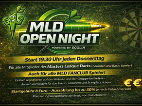 🎯 MLD OPEN NIGHT – JEDEN DONNERSTAG 🎯