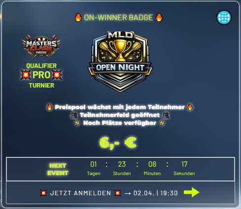 🚨 ES IST SOWEIT 🚨Die MASTERS LEAGUE DARTS ist komplett LIVE! 🎯🔥