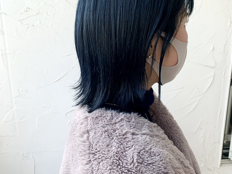 ネイビーヘア