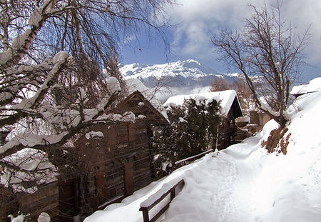 Saint-Luc est un village montagnard des Alpes Suisses