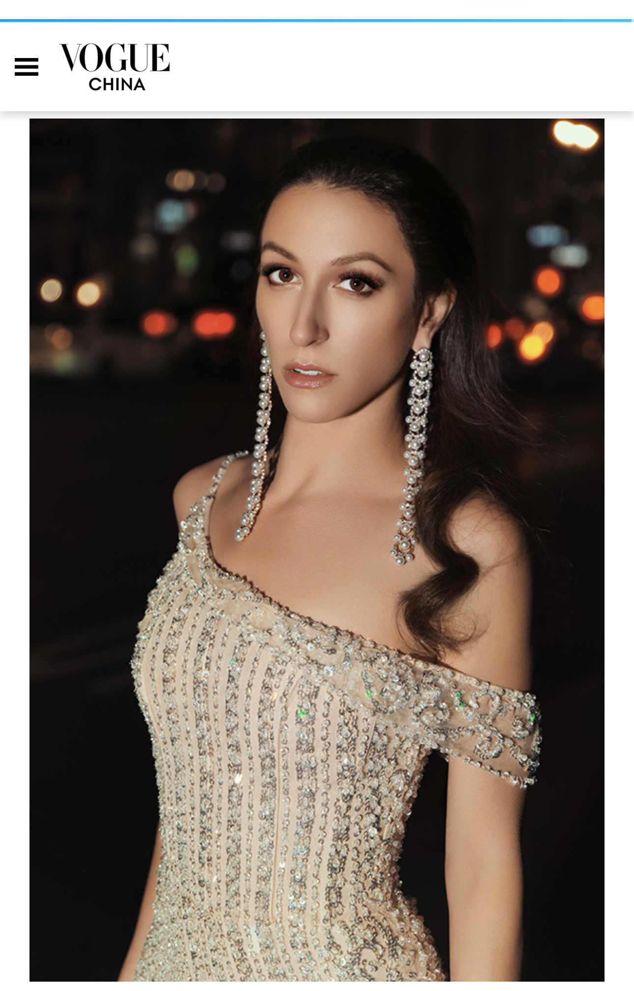 Danielle Alura in VOGUE China