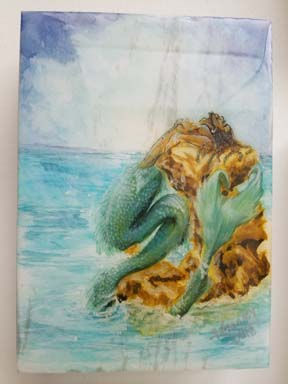 Thumbnail: Energy infused Art on wood block