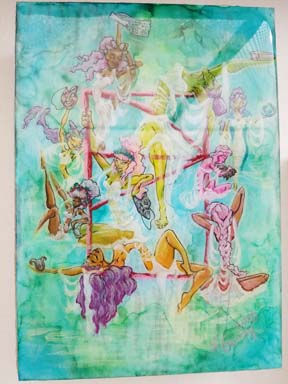 Thumbnail: Energy infused Art on wood block