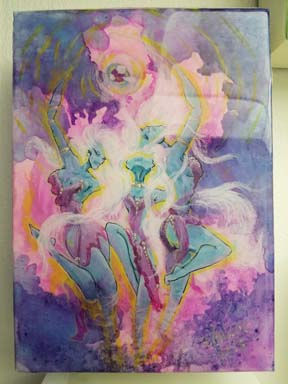 Thumbnail: Energy infused Art on wood block