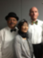 Amber and her band Steve and Tom
