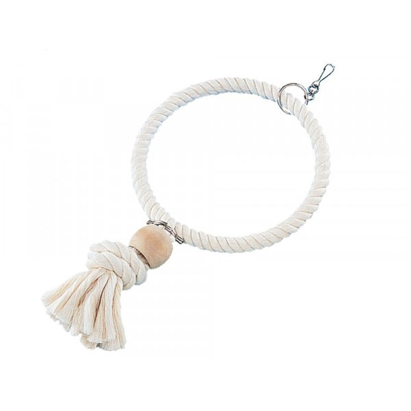 Играчка Nobby Climbing ring with block of wood - 24x36 cm