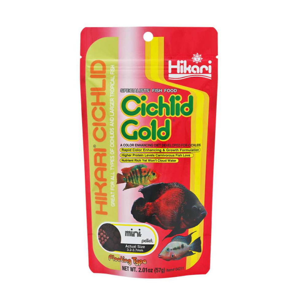 Hikari Cichlid Gold Mini, Храна за цихлиди за подобряване на цвета