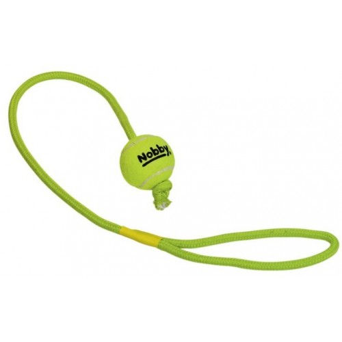 Играчка въже с тенис топка 70см NOBBY (60489)