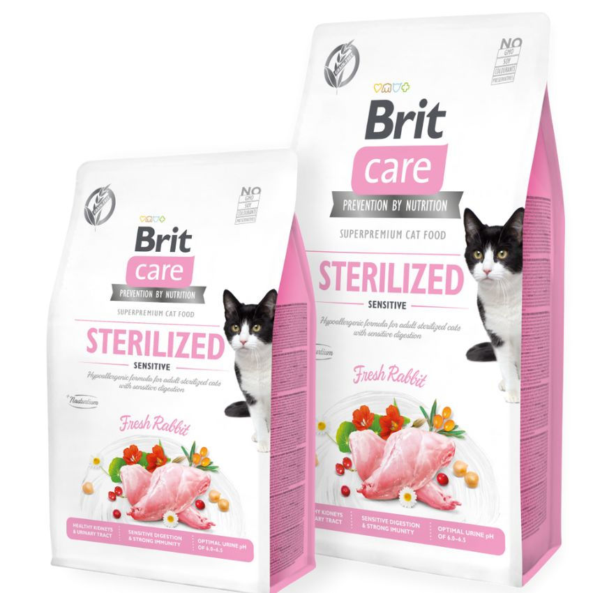 Brit Care Cat Grain-Free STERILIZED SENSITIVE
