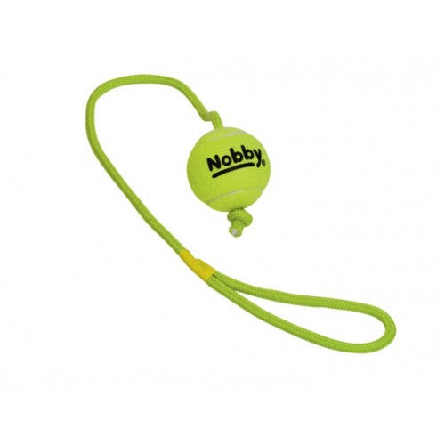 Играчка въже с тенис топка 70см NOBBY (60489)