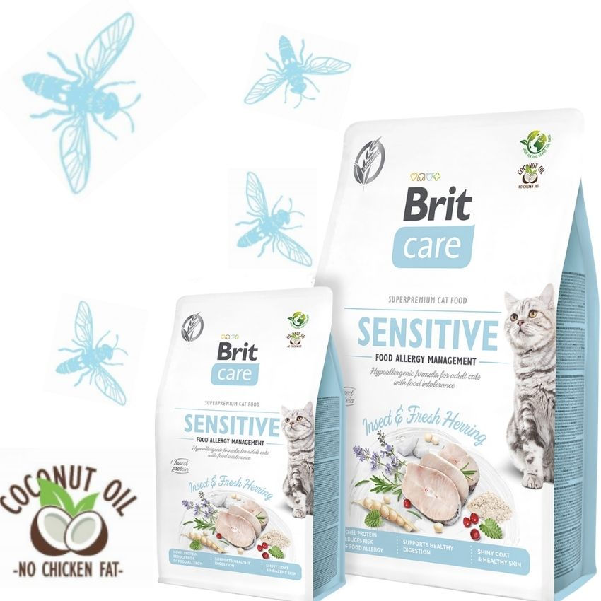Brit Care Cat Grain-Free Insect с протеин от насекоми и прясна херинга