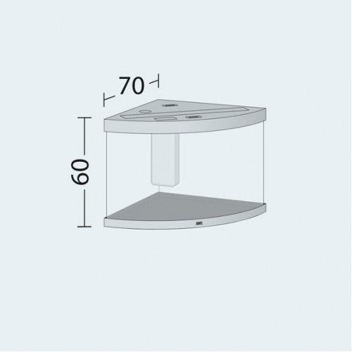 Миниатюра: Juwel Trigon LED 190 – аквариум с пълно оборудване 190 литра, 98.5 / 70 / 60 см